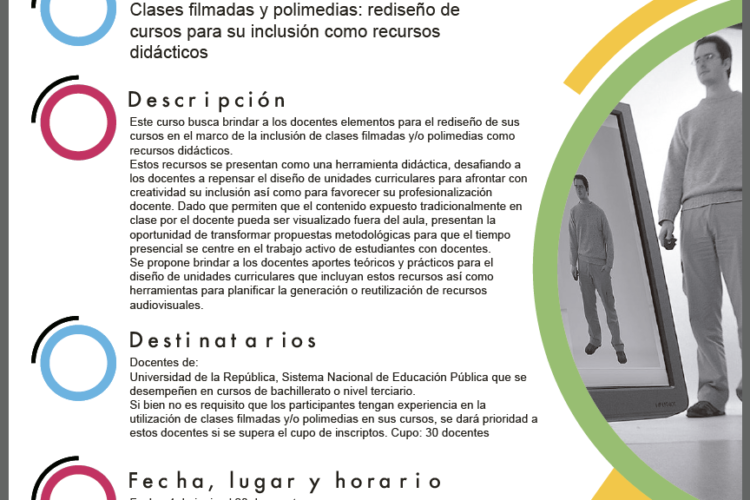 Curso DPD – Clases filmadas y polimedias: rediseño de cursos para su inclusión como recursos didácticos