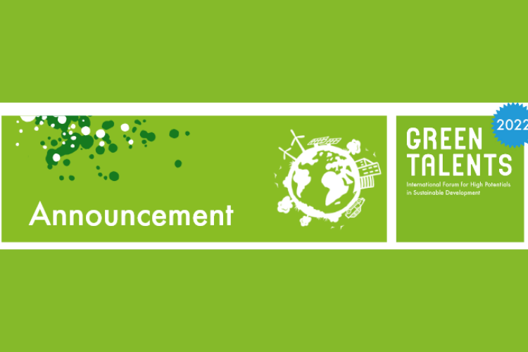 Convocatoria al Premio «Talentos Verdes 2022»